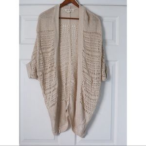 Long Cream Cardigan